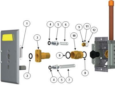 Allied Series 400 Outlet Rough-In