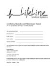 LifeLine Medical Dynamic Vacuum O&M MAN01-013 1-1-2005