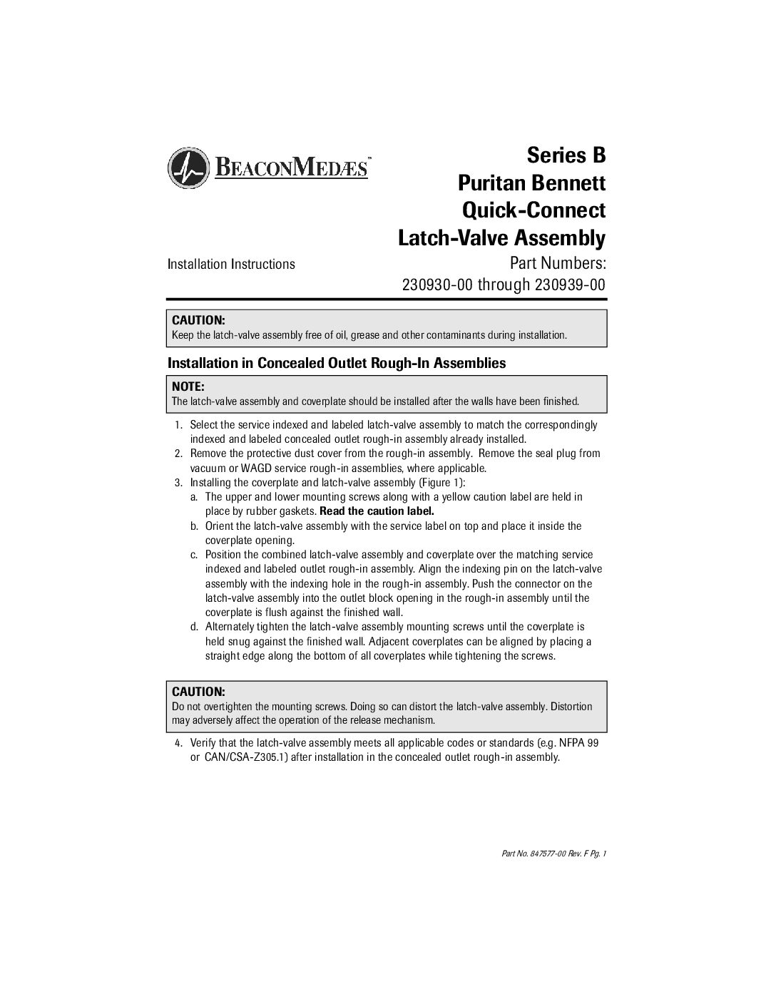 Series B Geometric Manual