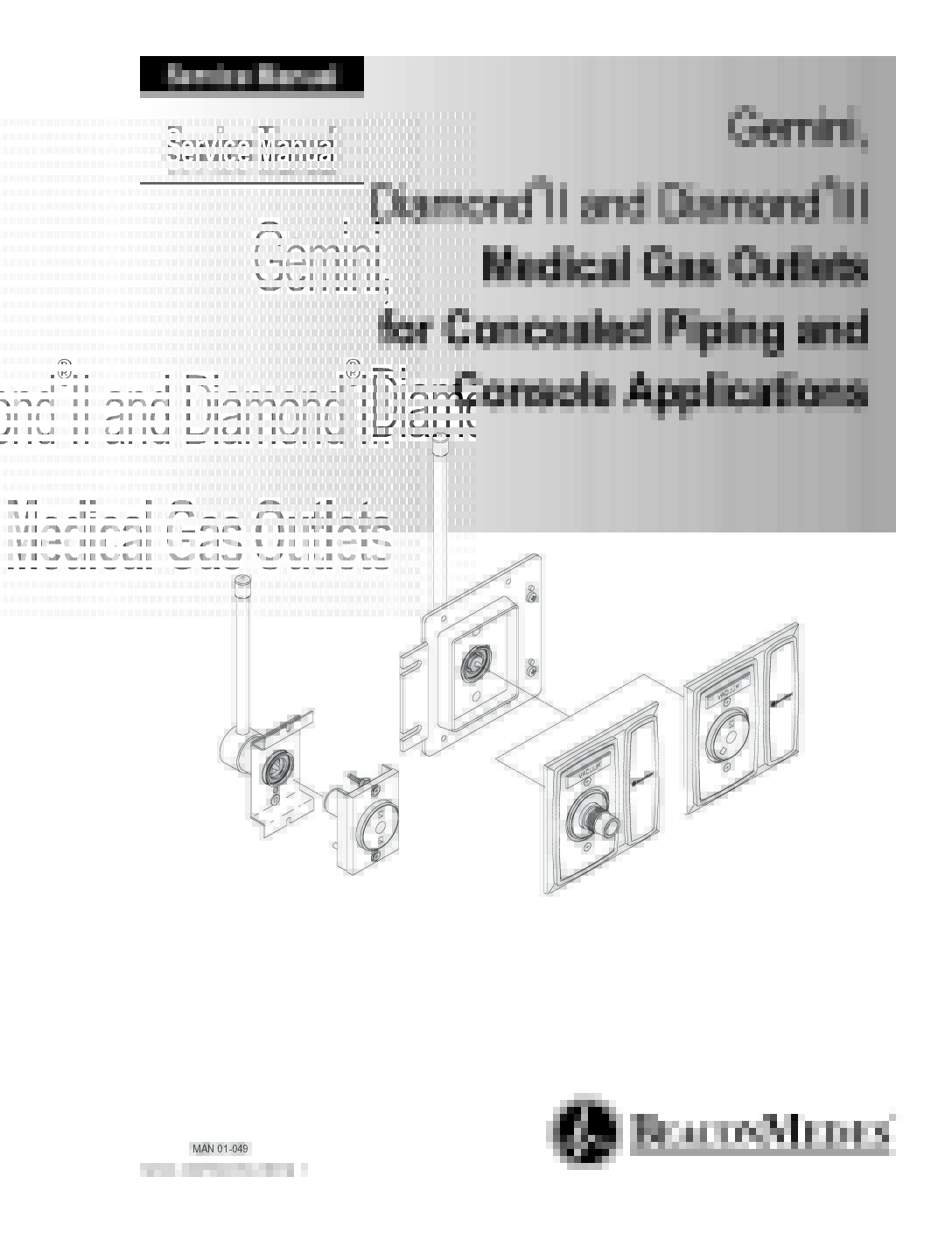 84770600.B00 (MAN01-049) Gemini, Diamond II and III Medical Gas Outlets