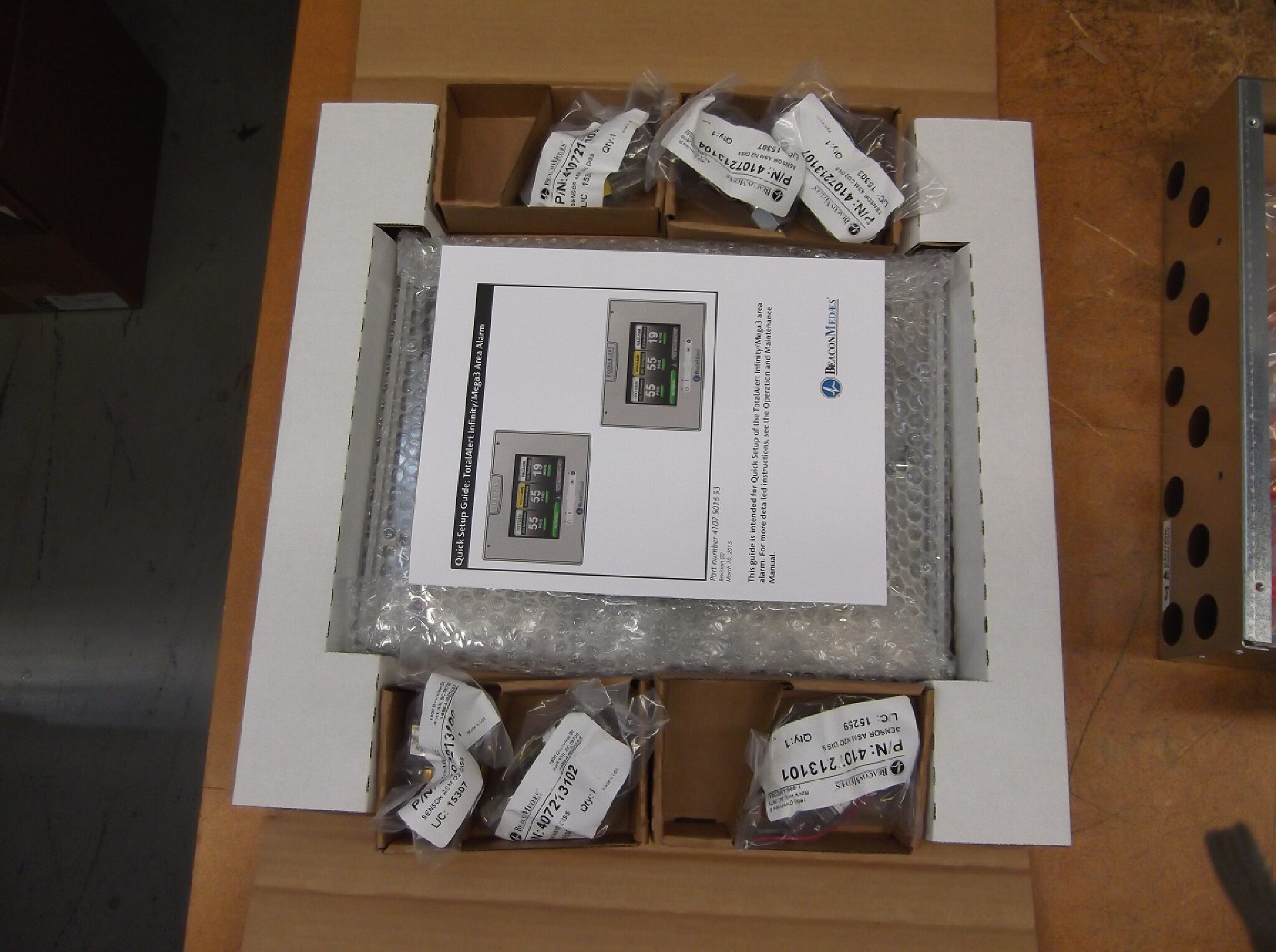 Area Alarm Packing