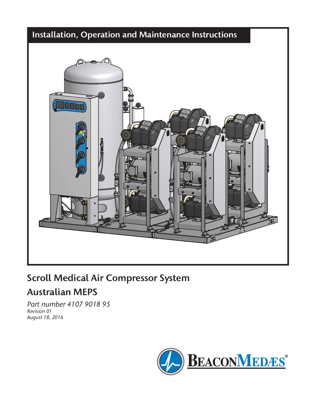Australia Medical Scroll Air System O&M 4107 9018 95 Rev01