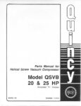 Parts Manual No 50098-100 QSVB 20 - 25 HP Aircooled A Version November 1989