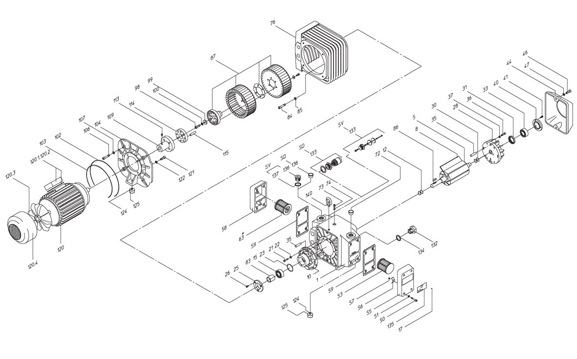 Parts View SV1-63 - SV1080