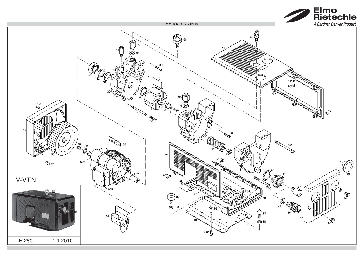 Parts View VNT40