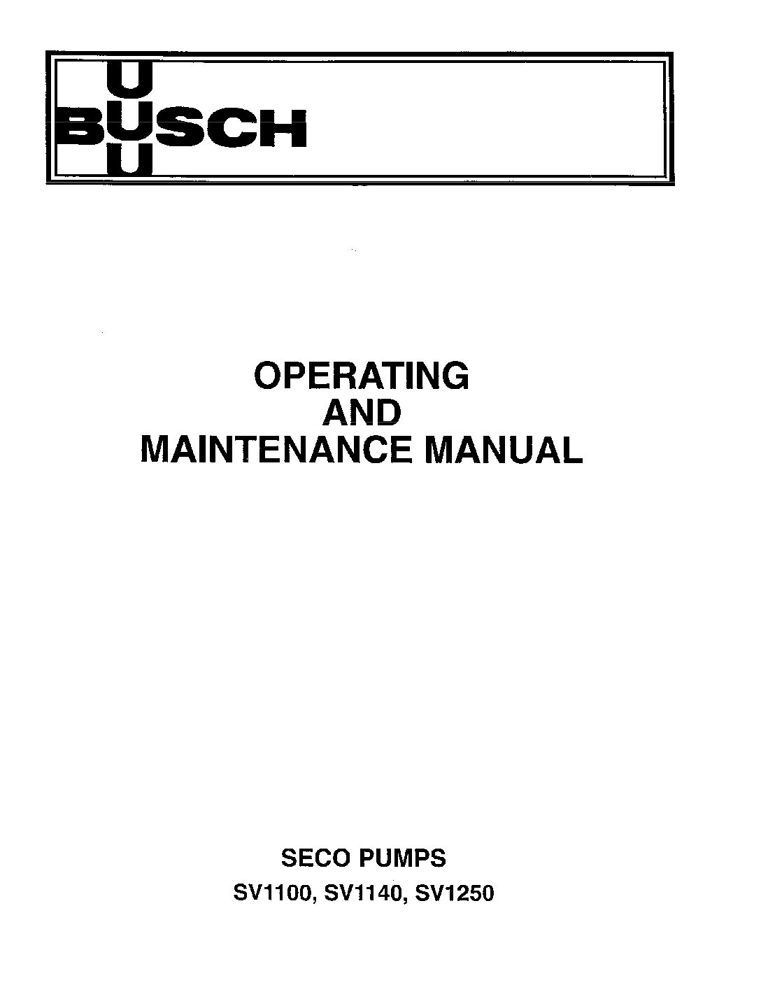 SECO SV1100 1140 1250