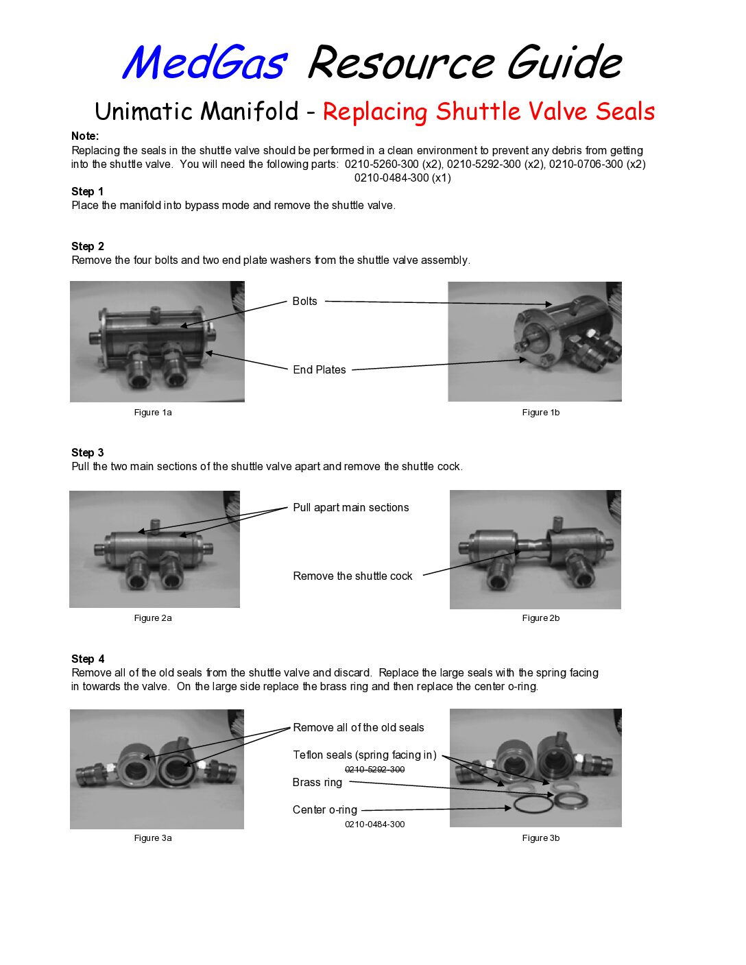 Shuttle Valve Repair