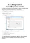 TAE Programmer Advanced Tab Rev 1