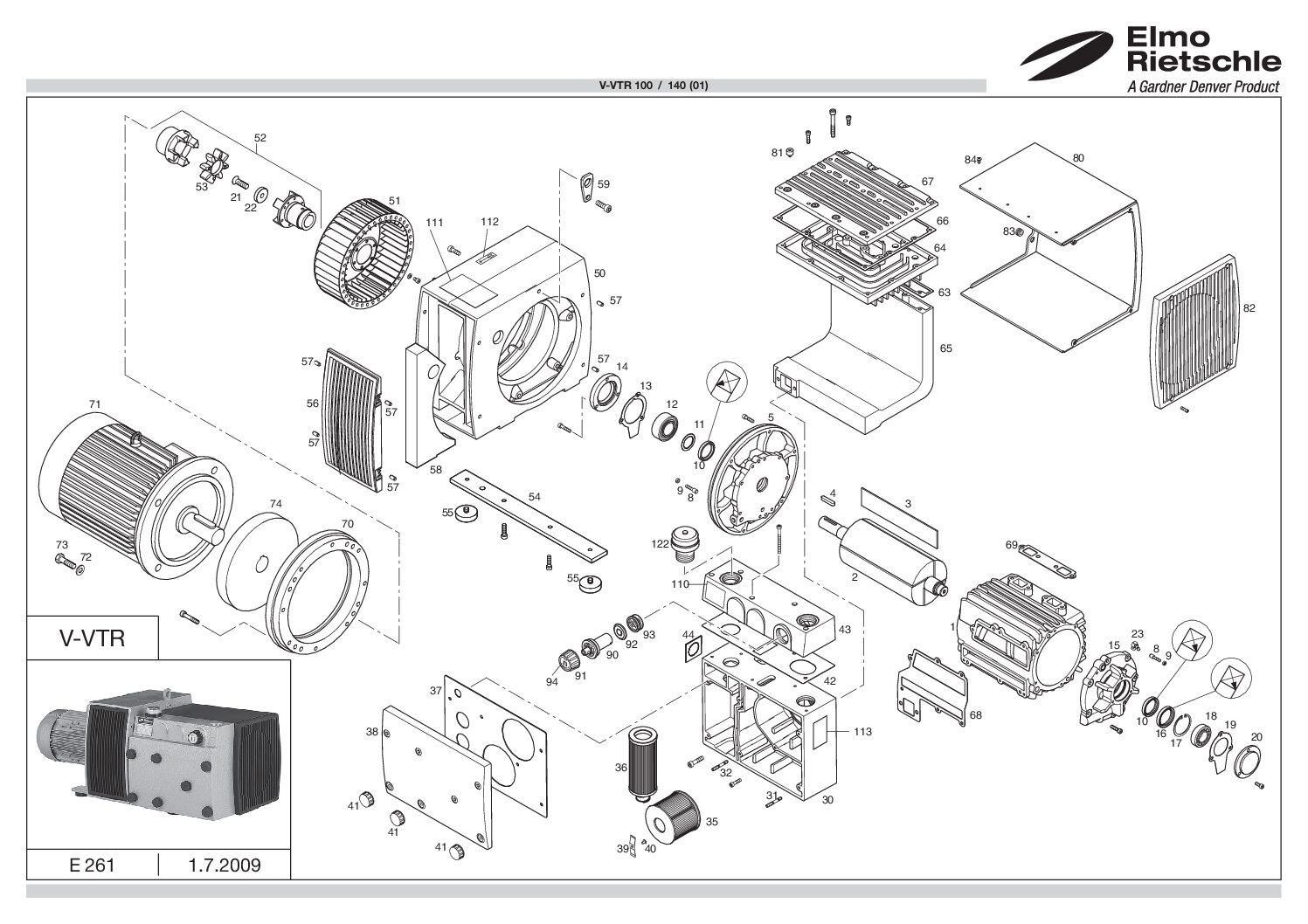 VTR Parts e261