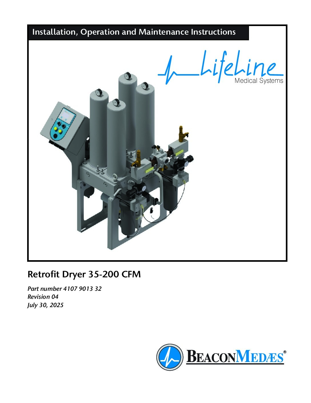 Lifeline Dryer O&M Manual
