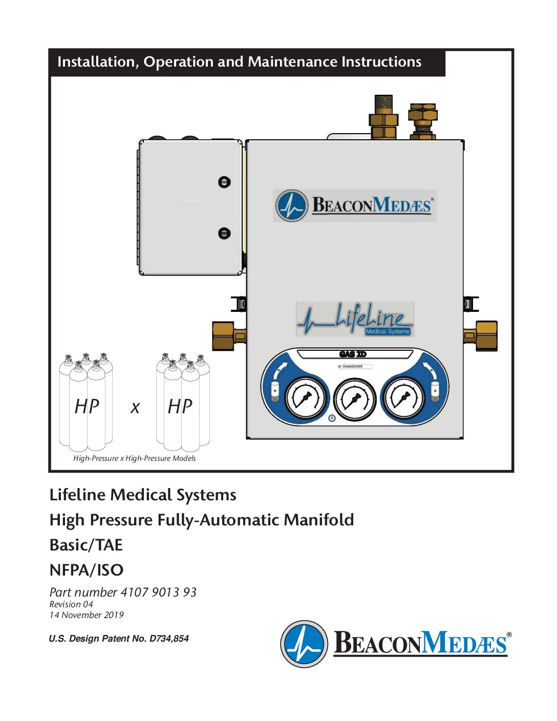 HPxHP Automatic Manifold Instruction Book
