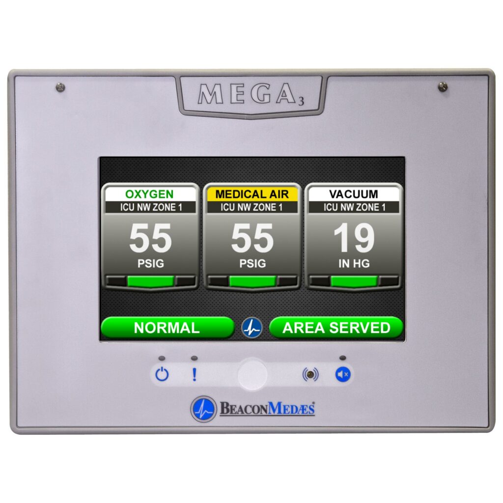 BeaconMedaes MEGA3 area alarm front view