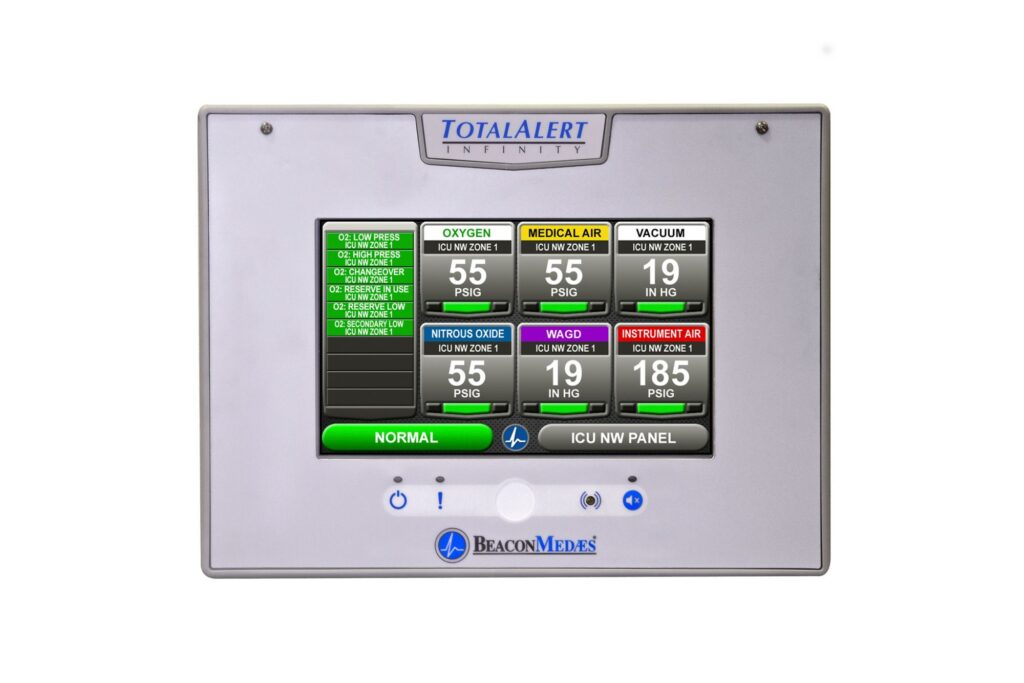 BeaconMedaes TotalAlert Infinity master alarm front view