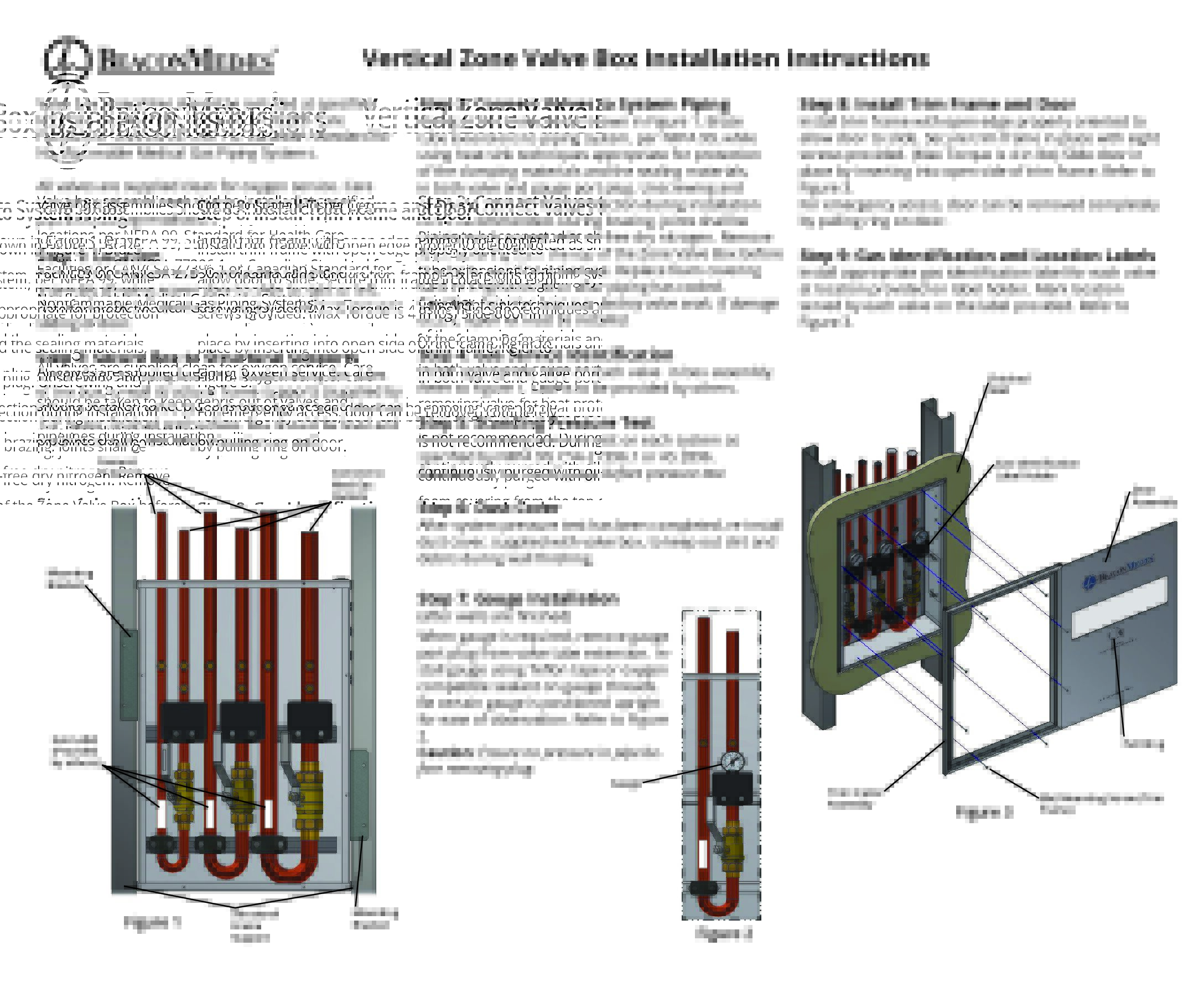Vertical Zone Valve Box Installation