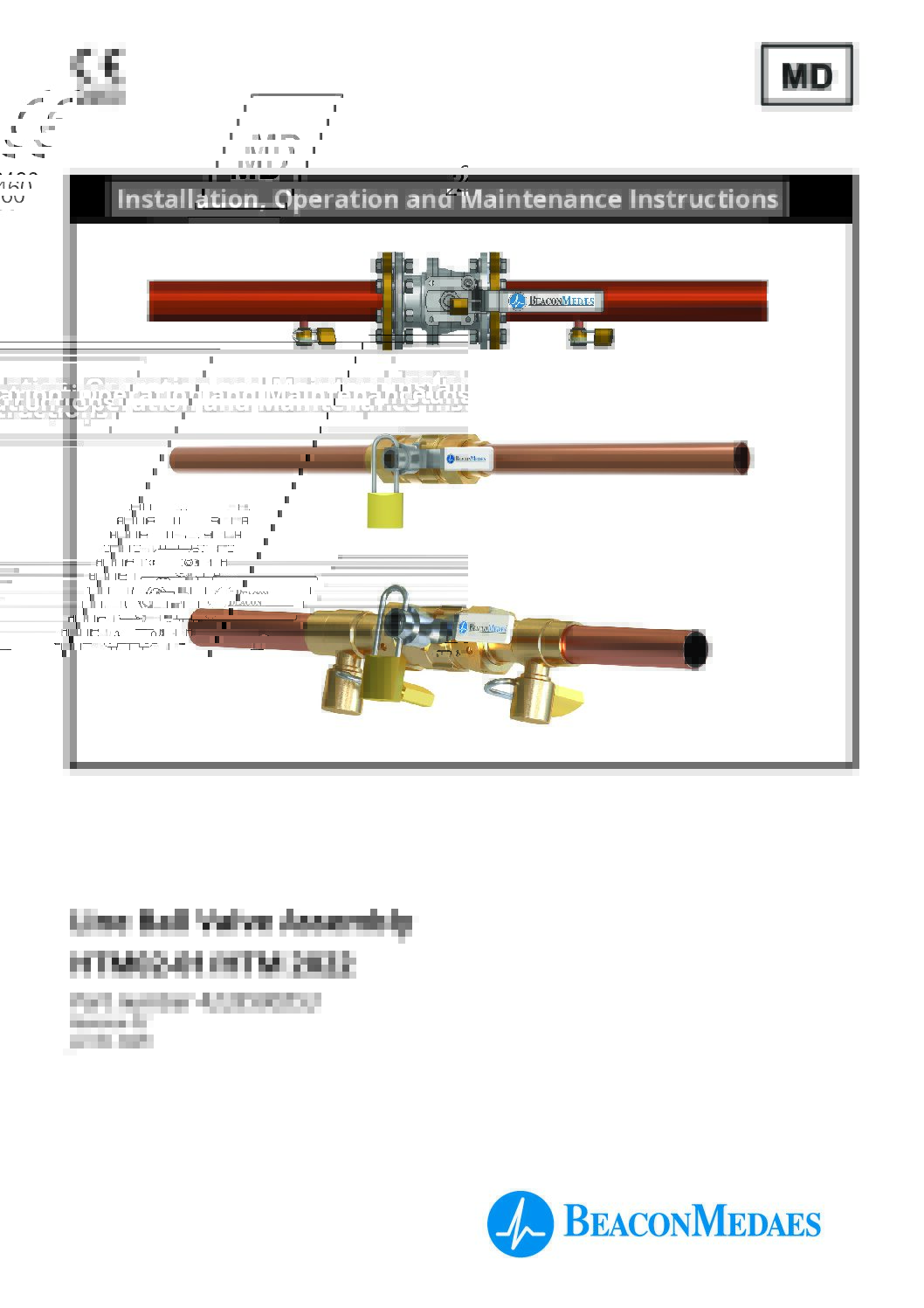 Line ball valves instruction book 4233500253