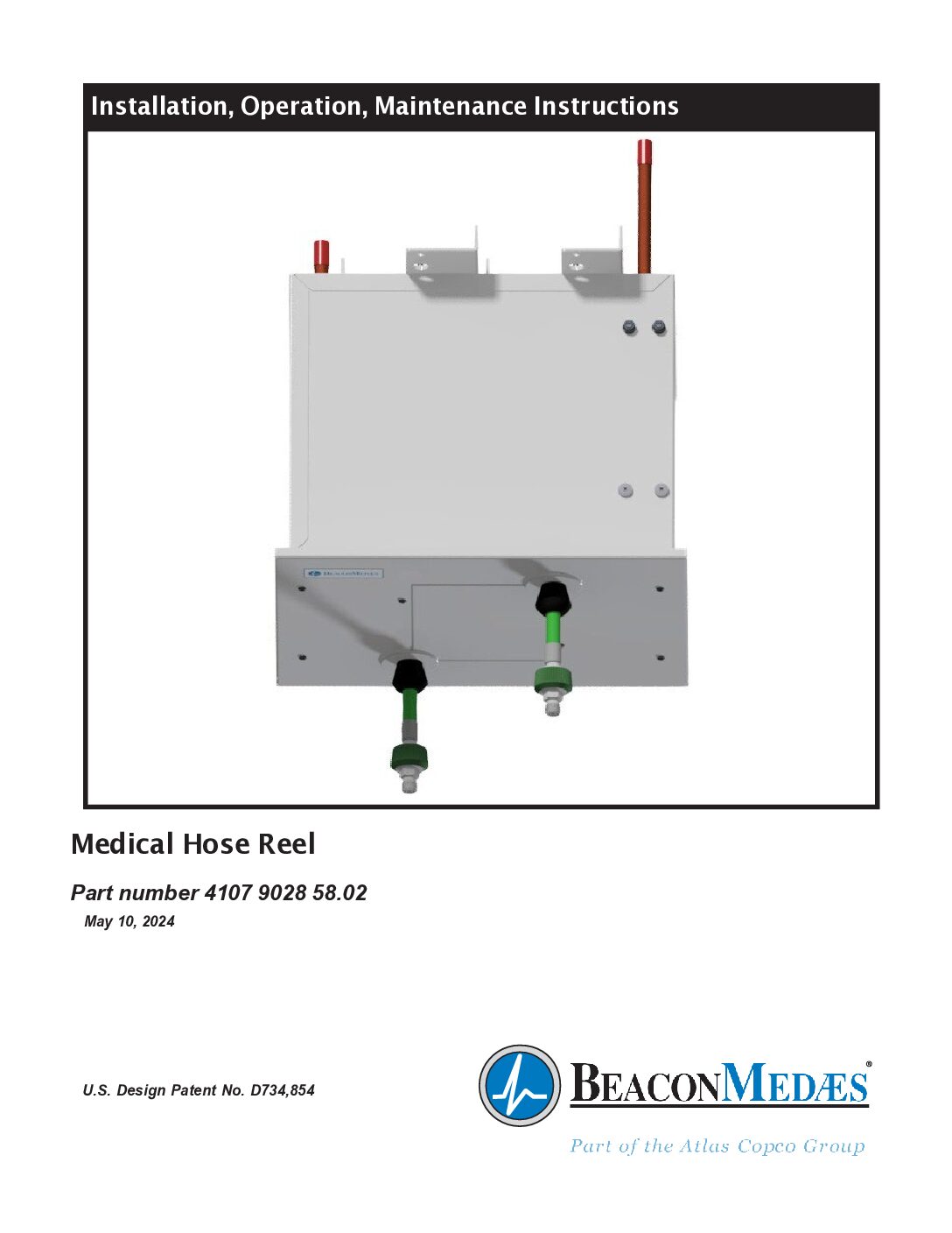 Hose reel O&M manual 4107902858