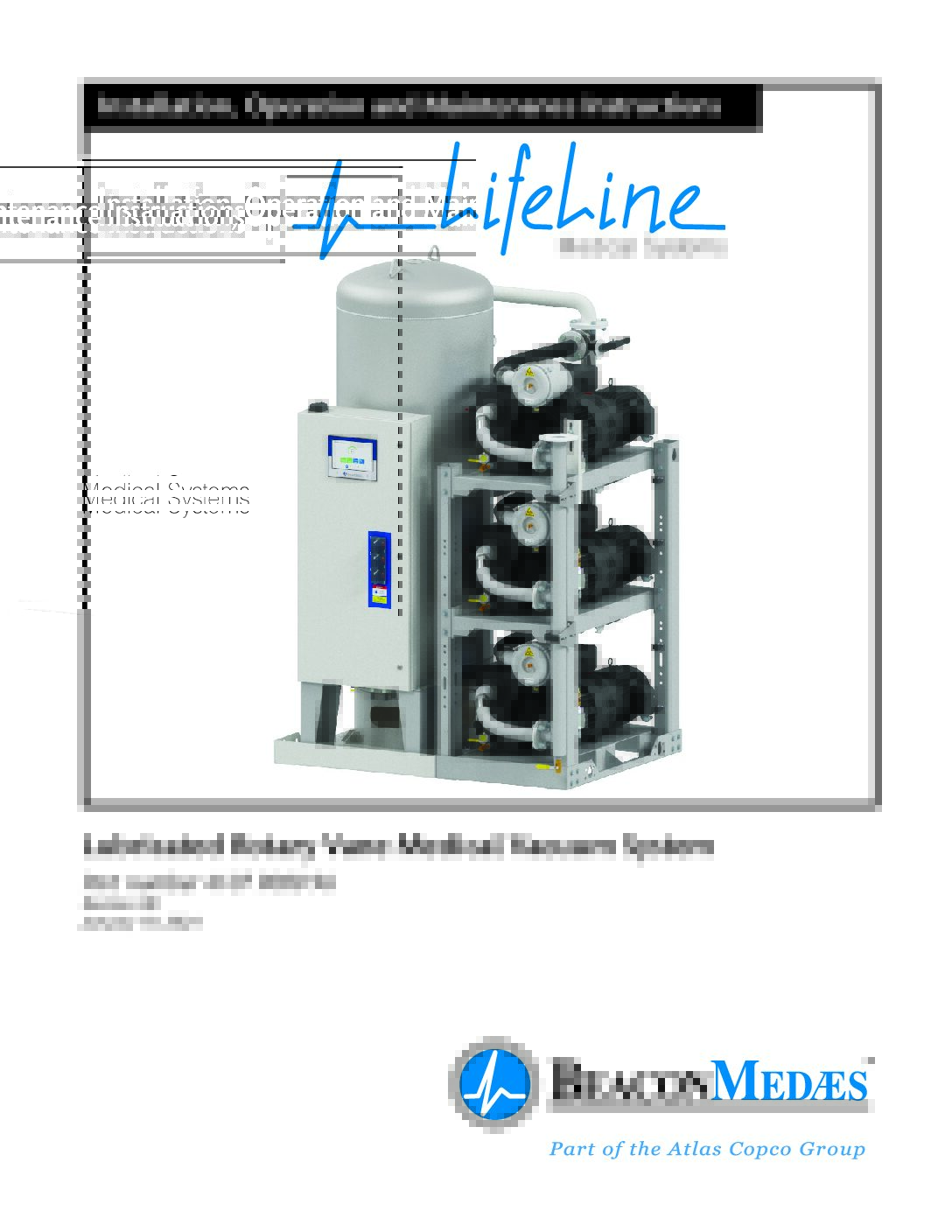 Lifeline lubricated rotary vane NFPA instruction book 4107900096