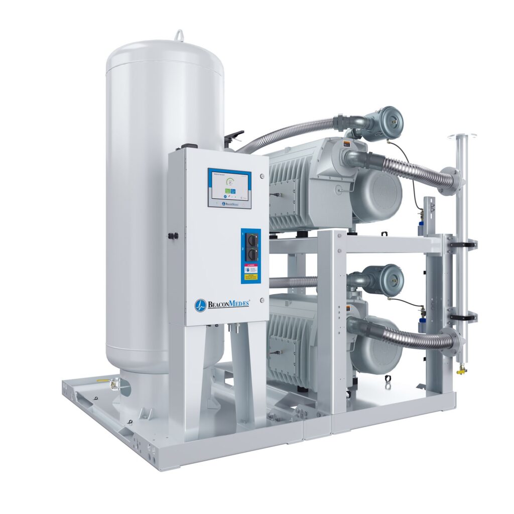 BeaconMedaes Lubricated Rotary Vane Medical Vacuum System
