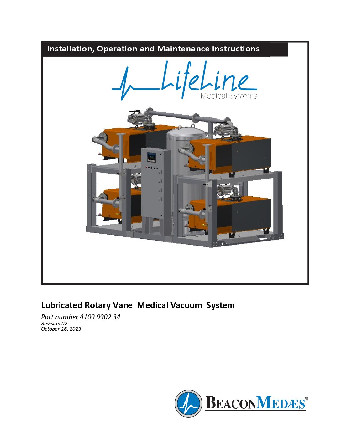 WVLS Oil-Lubricated Vane SPC Instruction Book 4109990234